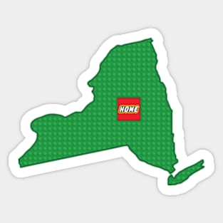 NY Home. Sticker